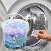 70Pcs Laundry Pods With Scented Beads, Laundry Detergent Pacs, Deep Cleaning Clothes Detergent Pods With Fabric Softener Beads & Long-Lasting Freshness For All Fabrics Colors, Home Travel Dorm view 4