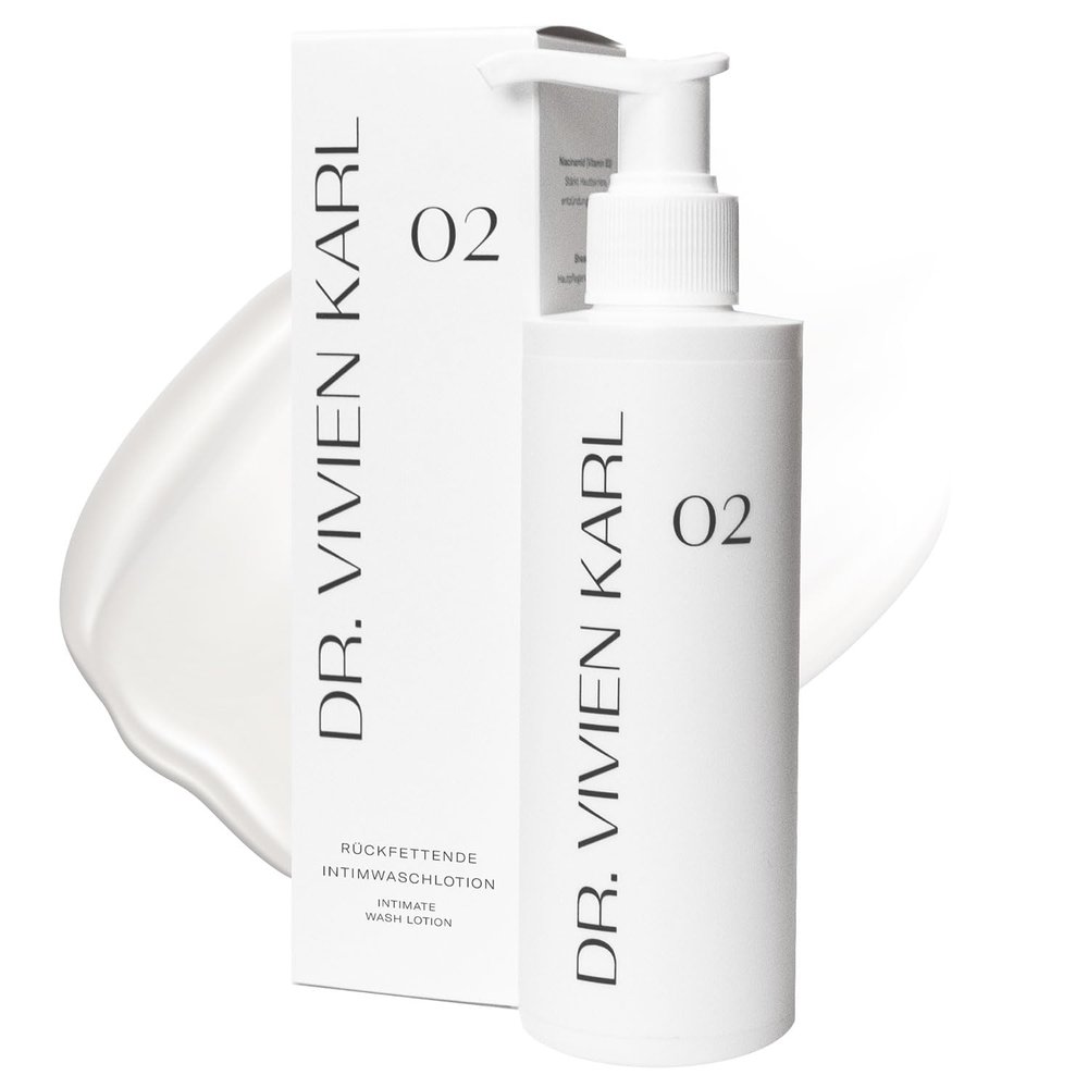 DR. VIVIEN KARL Intimate Wash Lotion 02 | Gentle Cleansing & Care for Sensitive & Dry Skin | With Shea Butter & Lactic Acid | 200 ml