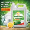 KCS Washing Up Liquid 5 Litre Concentrated Dishwashing Liquid | Powerful Grease Removal | Long-Lasting Family & Commercial Size view 2