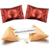 2 Pack Will You Be My Girlfriend Fortune Cookies | Gift For Girlfriend Proposal | Romantic Decorations & Presents | Long Distance Relationship Gifts | I Love You Gifts | Vegan, UK Baked view 1