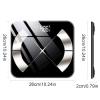 Accurate USB Smart Weight Scale - Body Fat Scale For Personal Care | Digital Body Composition Monitor For Bathroom Gym Fitness Home Office Travel - Ultra Thin 2cm Tempered Glass 180kg Capacity view 2