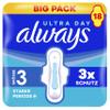 Always Ultra Sanitary Towels Strong Period (Size 3) with Wings Pack of 18, Very Absorbent, Ultra Thin, for Period view 1