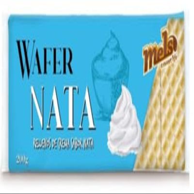 Cream Flavour Wafer Biscuits 200g MELS Crispy Layered Wafers with Smooth Cream Filling Pack of 5