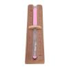 Fauitay 15 Minute Sauna Sand Timer, Rotating Hourglass with Clear Scales and Explosion Proof Glass, Heatproof Cedar Wood Construction, for Steam Room Bathroom Yoga Classroom (Brown) view 2