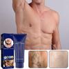 Men P-ermanent Hair Beard Removal Cream, Men Hair Removal Cream, P-ermanent Hair Removal Cream, Natural Soft Painless Beard Remover Cream, Depilatory Paste Face for Face, Legs, Arms (3Pcs) view 2