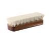 Shoe washing brush, White Wool Hair Shoe Polish Brush With Wooden Handle For Leather Care view 1