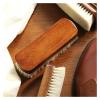 Shoe washing brush, White Wool Hair Shoe Polish Brush With Wooden Handle For Leather Care view 4