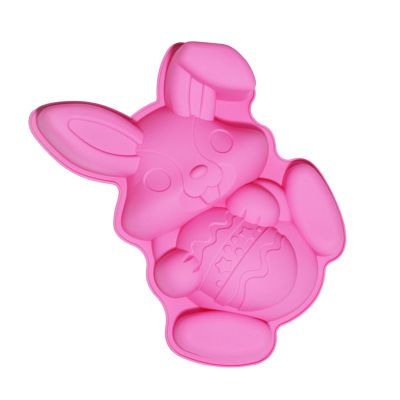 Flexible Silicone Baking Tool Easter Rabbits Design Cake Molds Perfect Beginners Oven Safe Up to 230C Decorations Easter Baking Molds