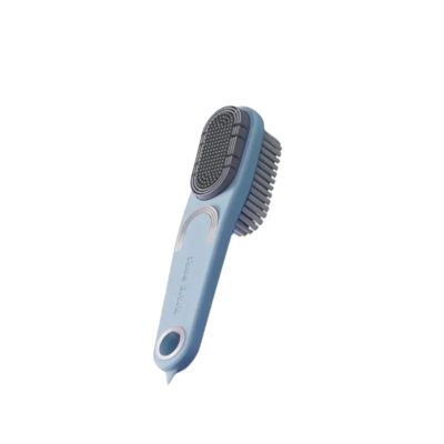Shoe washing brush, Double-Sided Shoe Brush Grey Green 20cmx4.5cm(StyleB-1pc)