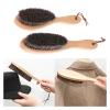 Shoe washing brush, Horse Hair Shoe Polish Brush With Wooden Handle For Leather Care Multicolor(Color 01) view 3