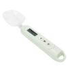 Mingzhe Digital Measuring Scoop 500g Electronic Food Weighing Spoon with LCD Screen High Accuracy Multifunctional Kitchen Scale for Baking Cooking Pet Food ABS White 5.91x1.26x0.98in (Light Green) view 3