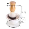 Bewinner Shaving Brush Holder Soap Bowl Multifunctional Shaving Tools Set for Men Save Place and Prolong Service Life Facial Care At Home Aluminum Alloy view 1