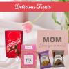 Hamper Gift for Mum Teddy Bear, Chocolate, Afternoon Tea, Biscuits, Cosy Socks & Heart Keyring - Birthday Hamper for Mum, Wife, Grandma view 3
