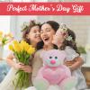 Hamper Gift for Mum Teddy Bear, Chocolate, Afternoon Tea, Biscuits, Cosy Socks & Heart Keyring - Birthday Hamper for Mum, Wife, Grandma view 4