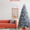 Uqezagpa Fabric Advent Calendar with Numbered Pockets 24 Days Surprise Wall Hanging Decoration Fabric view 3
