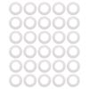 Amosfun Waxing Machine Paper Pads White Protection Pads for Hair Removal Wax Pot Protector 30pcs (3 Packs of 10) Disposable Cleaning Slip Mats for Salon and Home Use view 1
