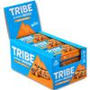 TRIBE Protein + Focus Flapjack Bars - Choc Caramel (12 x 55g) | Vegan Protein Bar | Lion's Mane, Ginseng + 9 Nutrients For Clarity & Natural Energy | Healthy Snack, Source Of Fibre