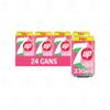 7UP Lemon & Lime Fizzy Drink Variety Regular & Zero Sugar Soft Drinks, Pink Lemonade, No Caffeine | Carbonated Refreshment, Cans/Bottles (Pack 24, Pink Lemonade Can 330ml) view 3
