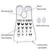 Barber Gift Shave Map Types of Beards Shaving Cape Beard Knowledge Mustache Party Lover Beard Face Gift (Types of Beards) view 4