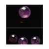 Feng Shui Ornaments Rough Stone Amethyst Ball Broken Crystal Glass Office Lucky Consecrated Gift Decoration Witchcraft (9cm) Gemstone Stone view 4