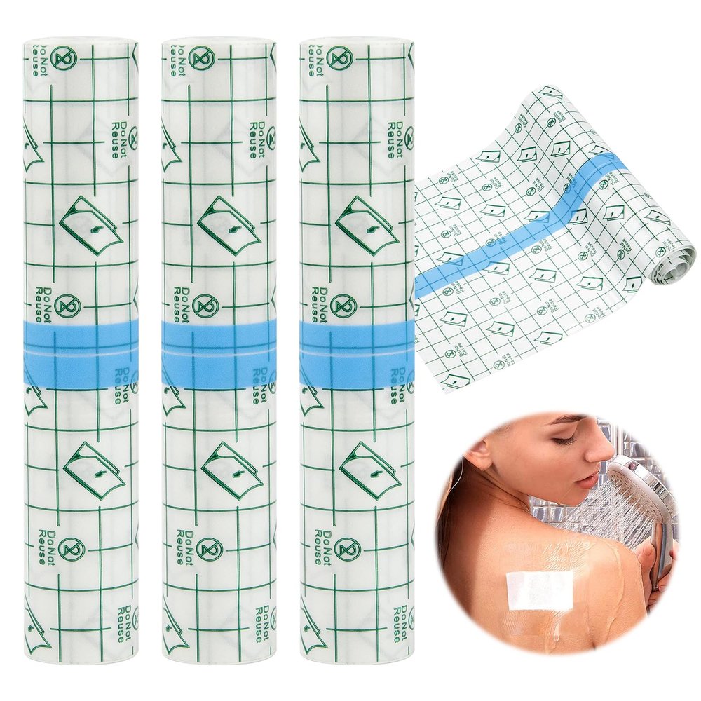 3 Rolls 15cm x 1m Tattoo Waterproof Protective Film | Shower Cover for Fresh Tattoo | Temporary Tattoo Shield