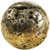 HHCTEBEC Natural Pyrite Crystal Ball - Fool's Gold Gemstone Sphere for Wealth, Abundance & Prosperity, Hand-Polished Feng Shui Orb for Home Office Decor,400G view 1
