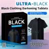Black Fabric Dye Sheets for Black Clothes, 10 Sheets/Box Washing Machines Fabric Dye Tablets, Blackening Restore Color Sheets, Renew & Dye Up Your Clothes, Easy to Use (1box) view 2