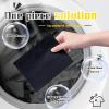 Black Fabric Dye Sheets for Black Clothes, 10 Sheets/Box Washing Machines Fabric Dye Tablets, Blackening Restore Color Sheets, Renew & Dye Up Your Clothes, Easy to Use (1box) view 4