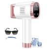 Beauris IPL Laser Hair Removal Device for Women Men, Painless Ice-Cooling Hair Remover Machine, 3 Functions, 9 Levels, At-Home Salon & Long Lasting Results for Face Bikini Line Armpits Leg Body, Rose view 1