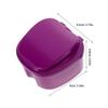 BAZEITFLOW 5pcs Denture Case Strainer Basket Retainer Container for Mouth Guard Portable Dental Storage Box Denture Soaking Case view 2