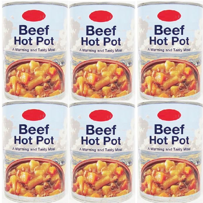 Beef Hot Pot Ready Meal, 390g, Pack of 6, Warming and Tasty