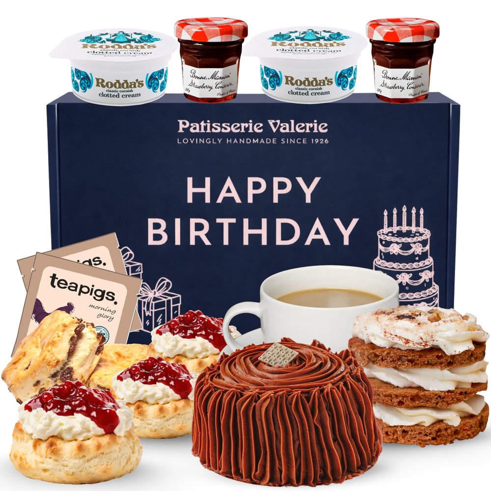 Patisserie Valerie Happy Birthday Cream Tea for Two