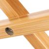 Tofficu 2pcs Folding Natural Bamboo Toilet Foot Stool for Adults, Anti-Skid Bathroom Pooping Stool, Space-Saving Squatting Aid for Home Toilet Assistance view 3