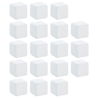 SUPVOX 18pcs Reptile Calcium Block Minerals Portable Turtle Calcium Cube Household Cubes Turtle Accessory for Fish Tank Water Conditioner