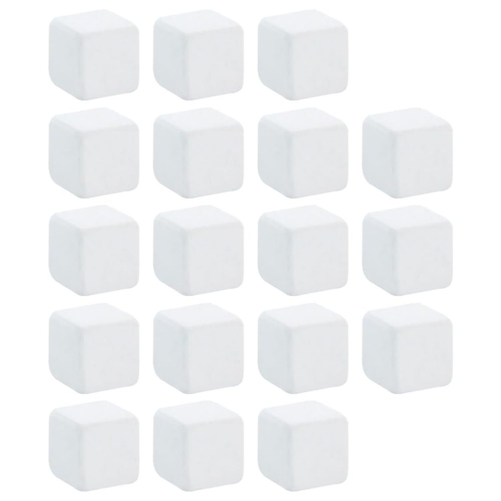 SUPVOX 18pcs Reptile Calcium Block Minerals Portable Turtle Calcium Cube Household Cubes Turtle Accessory for Fish Tank Water Conditioner
