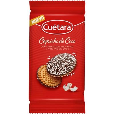 Capricho Coconut Biscuits 160g CUTARA Pack of 3 | Spanish Coconut Flavoured Sweet Biscuits