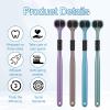 12 Pcs 3 Sided Toothbrush,Autism Toothbrush 360 Deep Clean Soft Bristle Toothbrushes Efficient Oral Care Ergonomic Handle Travel-Friendly Design view 2