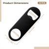18 Pcs Beer Bottle Openers, Stainless Steel With Black Coating, Flat Portable Opener Set, Suitable For Home, Parties And Gifts view 2