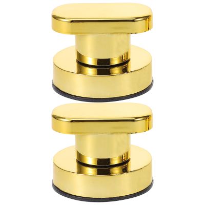 Gogogmee Plastic Suction Cup Grab Bars with Multi-Functional Armrest Design 2pcs Golden Colour, Provides Additional Stability for Bathroom Safety for Bath or Anywhere the Home