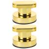 Gogogmee Plastic Suction Cup Grab Bars with Multi-Functional Armrest Design 2pcs Golden Colour, Provides Additional Stability for Bathroom Safety for Bath or Anywhere the Home view 1