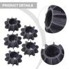 5 Pieces Silicone Laundry Balls for Washing Machines to Prevent Clothes Tangling and Remove Stains with Gentle Fabric Protection (grey) view 3
