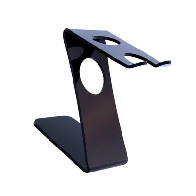 ALCXAZS Black Z-Shape Stand Barber Salon Brush Shaving Tools Holder Rack Stylish and Practical Shaped