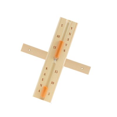 Fazvncv Elegant Sand Timer for Wellness Areas Including Strong Wood Base and Simple Rotation Approach Luxury Sauna Accessory