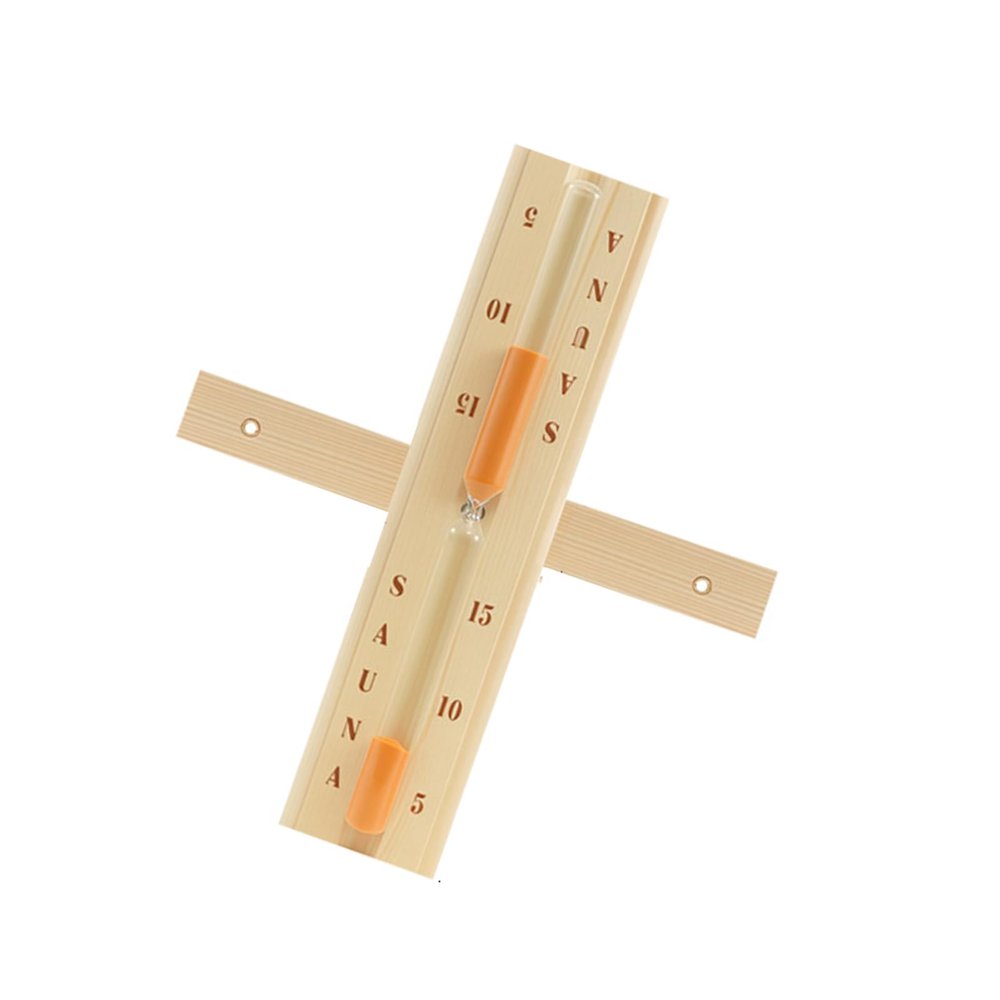 Fazvncv Elegant Sand Timer for Wellness Areas Including Strong Wood Base and Simple Rotation Approach Luxury Sauna Accessory