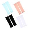 Beavorty Boys and Sun Protection Sleeves 4 Pairs Breathable Arm Covers with Thumb Hole for Outdoor Cycling and Hiking