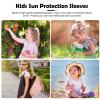 Beavorty Boys and Sun Protection Sleeves 4 Pairs Breathable Arm Covers with Thumb Hole for Outdoor Cycling and Hiking view 3