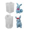 Easter Hare Eggs Silicone Molds Temperature Resistant for Resin Casting Soap Chocolate Easter Decoration view 3