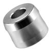 Beavorty Professional Aluminum Alloy Stand Silver Safety Razor Base Large Diameter Bathroom Organizer for Men Beard Grooming
