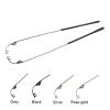 1pair(2pcs) Rimless Metal Glasses temple Eyewear repair temple replacement T025#(T025 Rose gold) view 2