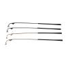 1pair(2pcs) Rimless Metal Glasses temple Eyewear repair temple replacement T025#(T025 Rose gold) view 3